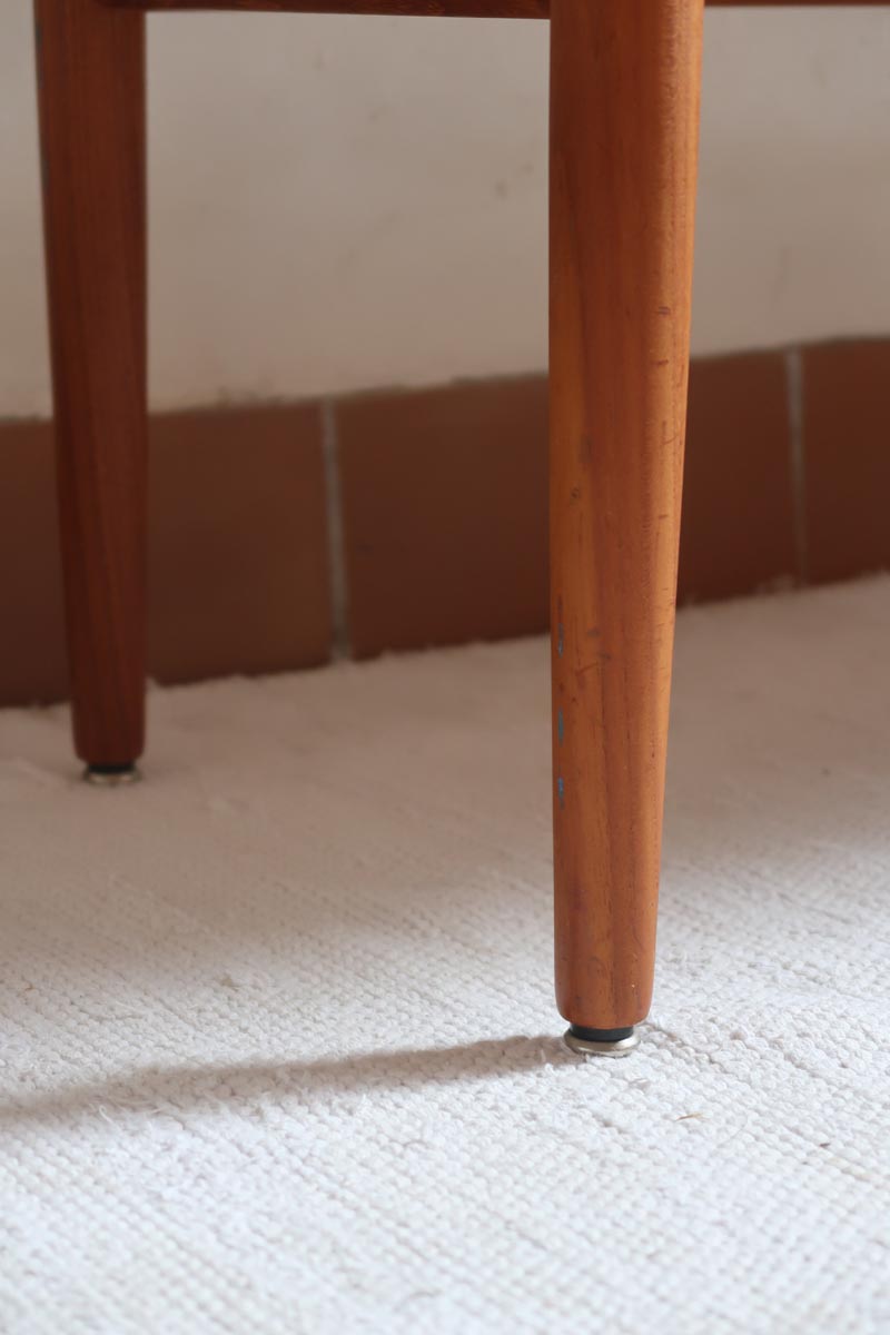 table basse scandinave teck danemark années 60 design hvidt molgaard