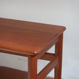 table basse scandinave teck danemark années 60 design hvidt molgaard
