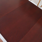 Table à manger ovale Skovby en teck, avec piètement central et deux rallonges intégrées, design danois années 60.