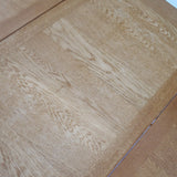 Table à manger scandinave extensible en chêne clair années 60, deux abattants intégrés, jusqu'à 12 couverts, pieds droits