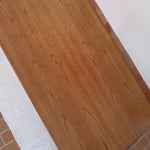 Table à manger scandinave extensible en teck années 60, allonges papillon latérales, pieds fuseau, jusqu'à 10 couverts